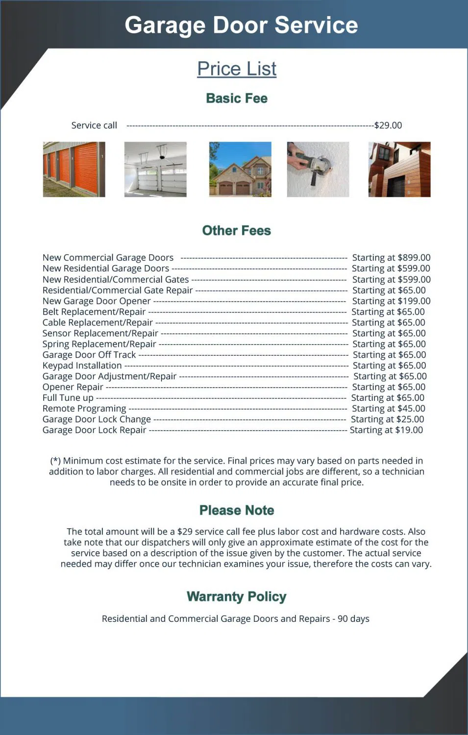 Golden Garage Door Service Austin, TX 512-553-1358